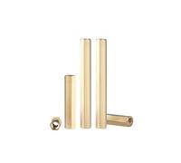 10/50/100 Uds M2 M3 apriete hembra a hembra espaciador de separación de cobre espaciador de perno Hexagonal pilares huecos tuerca de Hardware(50pcs,M3x25)