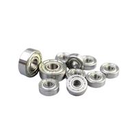 10/50/100 Uds. Rodamiento rígido de bolas en miniatura diámetro interior 3mm 4mm 5mm 6mm 7mm 8mm 9mm rodamientos de acero al carbono 608 ABEC-5(ZZ,10Pcs,685 5x11x5mm)