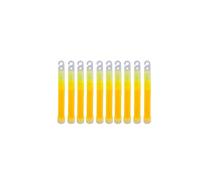 10/50 barritas luminosas con gancho de 6 pulgadas, luz fluorescente for senderismo, camping, actividades al aire libre, emergencias, conciertos y fiestas.(Yellow,50pcs)
