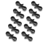 10/50 ganchos de canalón en forma de S, clips de canalón de Navidad para colgar luz al aire libre, ganchos reutilizables duraderos