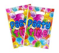 10-50 piezas Bolsas de regalo impresas Lunares Bolsa de plástico para dulces Fiesta infantil Niño Niña Niños Fiesta de cumpleaños Favores Suministros Decoración-Azul cielo-40 piezas-16.3x25.5 CM
