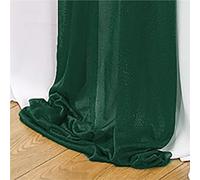 10/50 piezas de gasa para sillas de 17 x 250 cm - Boda, fiesta, decoración para banquetes (verde oscuro, 10 unidades)