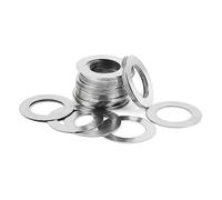 10-50 piezas M3 M4 M5 M6 M8 M10 M12 M14 M16 M20 Arandelas planas de 0,5/0,8/1 mm de espesor, juntas, sellos, arandelas espaciadoras lisas, sujetadores(12x20x0.5-10pcs)