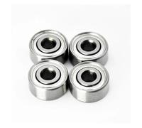 10/50 piezas Rodamientos pequeños de 2 mm, 3 mm, 4 mm, 5 mm, 6 mm, 7 mm, 8 mm, 9 mm, 10 mm de diámetro interior(50Pcs,6x12x4mm)