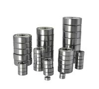 10/50 rodamientos pequeños, 2 mm, 3 mm, 4 mm, 5 mm, 6 mm, 7 mm, 8 mm, 9 mm, 10 mm, con diámetros de orificio de 3x7x3, 5x10x4, 5x11x4, 8x22x7 y 10x15x4 mm.(50Pcs,8x22x7mm)