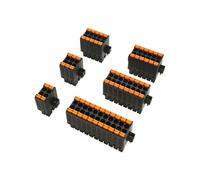 10/50 Uds 3,5mm 15EDG KF2EDGKSM DFMC 1,5 conector PCB hembra bloques de terminales enchufables(2EDGKSM-3.5-2X20P,10Pcs)