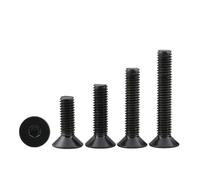 10-50 Uds DIN7991 304 A2-70 tornillo de cabeza plana negro de acero inoxidable(20MM_M3 50PCS)