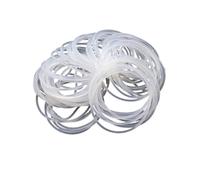 10/50 Uds Junta tórica de Silicona de Calidad alimentaria Blanca CS 1,5mm OD 5~80mm arandela Impermeable Redonda Forma O VMQ O Anillo de Silicona(50Pcs,OD 30MM ID 27MM_CS 1.5MM)