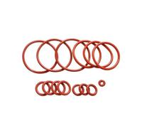 10/50 Uds. Junta Tórica Roja VMQ 4mm OD 12-160mm Junta De Goma | Arandelas De Sellado Impermeables Juntas Tóricas De Silicona(50Pcs,OD 21MM ID 13MM_CS 4.0MM)