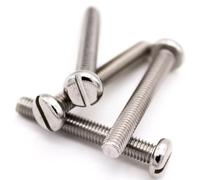 10/50 Uds M1.6 M2 .5 M3 M4 M5 M6 304 A2-70 acero inoxidable GB67 cabeza ranurada roscada métrica redonda tornillo de máquina(14mm,M2 50pcs)