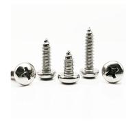 10/50 Uds M1 M1.2 M1.4 M1.7 M2 M3 M4 M5 M6 Mini pequeño 304 Acero inoxidable Cruz Pan cabeza redonda tornillo de madera autorroscante(4mm,M5.5 10pcs)