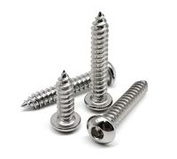 10/50 Uds M2 .3 .6 M3 M4 M5 M6 A2-70 304 hexágono Allen de acero inoxidable botón hexagonal cabeza redonda tornillo madera autorroscante(12mm,50pcs M2.6)