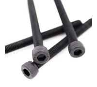 10/50 Uds M2 .5 M3 M4 M5 M6 M8 Acero Negro Grado 12,9 DIN912 Todo Hilo Completo Hexagonal Tapa Tornillo De Cabeza Allen(25mm,50pcs M2.5)