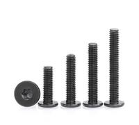 10/50 Uds M2 .5 M3 M4 M5 M6 Zinc plateado 304 Acero inoxidable CM seis lóbulos Torx ultrafino súper bajo tornillo de cabeza oblea plana(10pcs,M2x8mm)