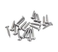 10/50 Uds M2.9-M6.3 304 tornillo de madera autorroscante de cabeza redonda cruzada de acero inoxidable(45mm,10pcs M4.8)