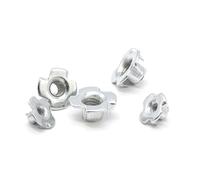 10-50 Uds M3 M4 M5 M6 M8 M10 M12 tuerca de cuatro garras tuerca en T de inserción ciega para herrajes para muebles de madera(M10)