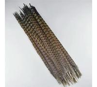 10-50 Uds. Plumas de cola de faisán de cuello redondo de colores de 40-45CM para manualidades decoración de plumas de faisán naturales largas blancas y negras decoración DIY