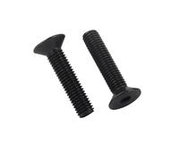 10-50 Uds Tornillo De Cabeza De Llave M2 M2.5 M3 M4 M5 M6 Perno Hexagonal Plano Avellanado Tornillos De Acero Inoxidable 304 Grado 10,9 Negro(12.9 Carbon steel 10mm,M2.5 50Pcs)