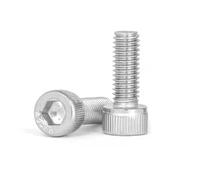 10/50 Uds. Tornillo hexagonal de acero inoxidable 304 con rosca estadounidense UNF 0#-80 UNC 2#-56 4#-40 6#-32 8#-32 10-24 perno(1/4",10pcs UNC 10-24)