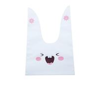 10/50 unids/lote lindo conejo orejas bolsas de plástico galletas bolsas de regalo y dulces bolsas de regalo para galletas Snack Baking paquete y evento fiesta suministros-C, 50 unidades, bolsas