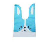 10/50 unids/lote lindo conejo orejas bolsas de plástico galletas bolsas de regalo y dulces bolsas de regalo para galletas Snack Baking paquete y evento fiesta suministros-M, 50 unidades, bolsas
