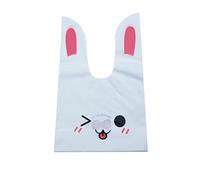 10/50 unids/lote lindo conejo orejas bolsas de plástico galletas bolsas de regalo y dulces bolsas de regalo para galletas Snack hornear paquete y evento fiesta suministros-D, 50 unidades, bolsas