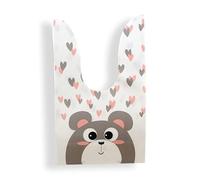 10/50 unids/lote lindo conejo orejas bolsas galletas bolsas de plástico y dulces bolsas de regalo para galletas Snack hornear paquete y evento fiesta suministros ososo,10pcs,bolsas