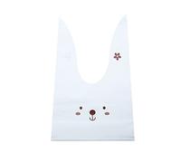 10/50 unids/lote lindo conejo orejas bolsas galletas bolsas de plástico y dulces bolsas de regalo para galletas Snack hornear paquete y eventos fiesta suministros-B, 10 unidades, bolsas