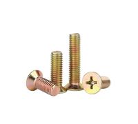 10-500 Uds M2 M2.5 M3 M4 M5 M6 M8 tornillo de cabeza plana galvanizado de hierro cabeza avellanada tornillo máquina dientes tornillo de máquina(16mm,M5 (20PCS))