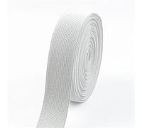 10-50mm Elastic Bands For Trousers Waist Rubber Band Stretch Webbing Tapes Belt DIY Underwear Clothes Sewing Accessory(White,10Meters,20mm)