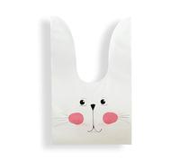 10/50pcs/lot Cute Rabbit Ear Bags Bolsas de plástico para galletas y bolsas de regalo de dulces para galletas Paquete para hornear refrigerios y suministros para fiestas de eventos-lion-10pcs-bags