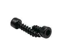 10/50X M2 M2.6 M3 M3.5 M4 M5 M6 carbono negro 304 acero inoxidable Allen hexagonal tapa cabeza redonda tornillo autorroscante de madera(Black carbon steel,16MM_M3.5 50PCS)