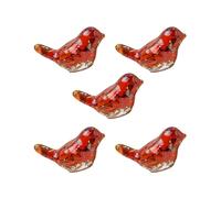 (10) 5Pcs Crystal Bird Miniatures Statues, Sophisticated Decoration Bird Figurines For Shelves, Tables, And Cabinets
