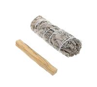 10.5X3.5X3.5CM Light Grey Incense 1 Set Of Meditation Wood Incense Sticks White Sage Pure Grass Bund