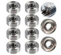 10 693ZZ Ball Bearings 3 mm x 8 mm x 4 mm - Double Protection Groove Ball Bearings suitable for lathes, motores, impresoras 3D, various mechanical applications - high-quality bearings suitable