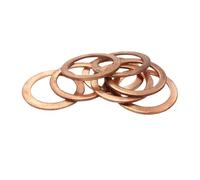 10-80 piezas M5 M6 M8 M10 M12 M14 M16 M18 M20 M22 M24 arandela de sello de aceite plana de cobre rojo, junta tórica, tapón de cárter, junta de accesorios de aceite Arandelas y herrajes(M12x16x1mm(20pc