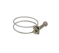 10 abrazaderas ajustables for tuberías, de doble alambre, for mangueras, ferretería fontanería, 12 tamaños(16-19mm)