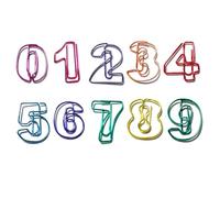 10 abrazaderas de conteo de matemáticas con borde arqueado, herramienta educativa para niños, aula, de lo contrario, uso doméstico, abrazaderas de organización