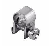 10 abrazaderas de manguera de acero inoxidable: fijación ajustable for tuberías marinas, de agua, combustible y gas.(13-15mm)