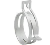 10 abrazaderas de manguera galvanizadas for tuberías de combustible y agua (clips de resorte ajustables de 7 mm a 53 mm)(M44)