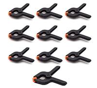 10 abrazaderas de resorte de nailon de plástico, clip multiusos de 4 pulgadas para mejoras del hogar, artes y manualidades, soporte de telón de fondo, fotografía, etc.