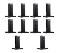 10 abrazaderas de vidrio, abrazadera espiga, piso ajustable for barandillas, pasamanos escalera, accesorios, clips, más confiables(160mm)