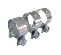 10 abrazaderas galvanizadas for manguera de combustible de 6-20 mm | Abrazaderas metálicas duraderas for tuberías de petróleo, agua y gas(17-19mm)