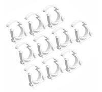 10 abrazaderas para accesorios de tubería de agua, abrazaderas de fontanería para asegurar la gestión de cables, ganchos de clip, cierres de tubería multiusos