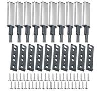 10 abridores de puerta automáticos para puertas de armario, puertas correderas, cierre suave, para puertas, armarios, cajones, puertas de armario