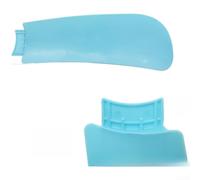 10 accesorios de ventilador para ventiladores de piso de clip de escritorio de 17,5 cm y 25 cm, piezas de repuesto azules compatibles con unidades de refrigeración de pie de pedestal de torre (25 cm)
