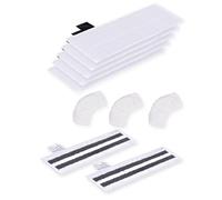 10 accesorios para Kärcher SC1 SC2 SC3 SC4 SC5 limpiador de vapor - 5 gorras de microfibra flexibles + 3 gorros abrasivos + 2 paños para boquilla de mano - Compatible con Karcher Easy Fix