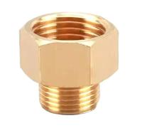 10 Adaptadores De Acoplamiento Rápido Latón Con Conexión Cobre For Manómetro (macho A Hembra)(M03-F04,200 PCS)