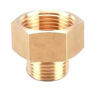 10 Adaptadores De Acoplamiento Rápido Latón Con Conexión Cobre For Manómetro (macho A Hembra)(M04-F06,50 PCS)