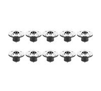 10 adaptadores de conector de audio XLR redondos de 4 hilos de metal estilo europeo soporte hembra enchufe audio duradero de alta calidad para estudio de teatro KTV Bar equipo